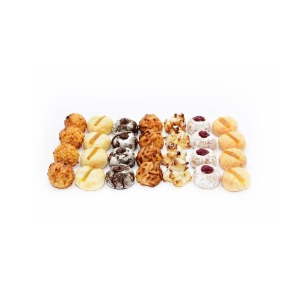 Pack Panellets Surtido Pastisserialatartaleta Online Pasteleria Tradiciones Almendras Naranja Chocolate Piñones Coco Fresa Badalona Barcelona