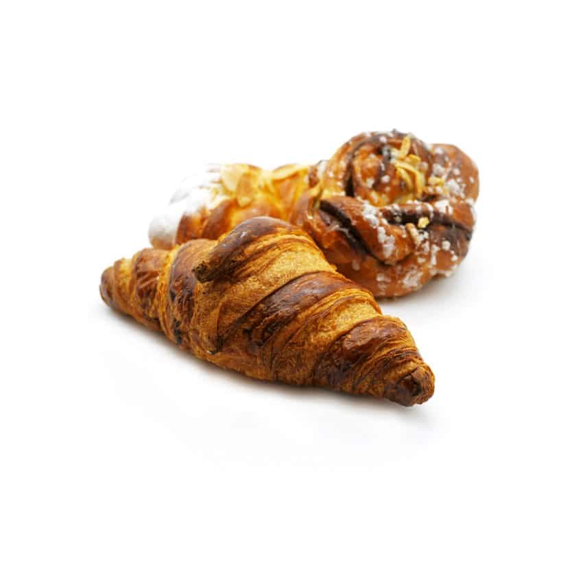 Coca de croissant clásica