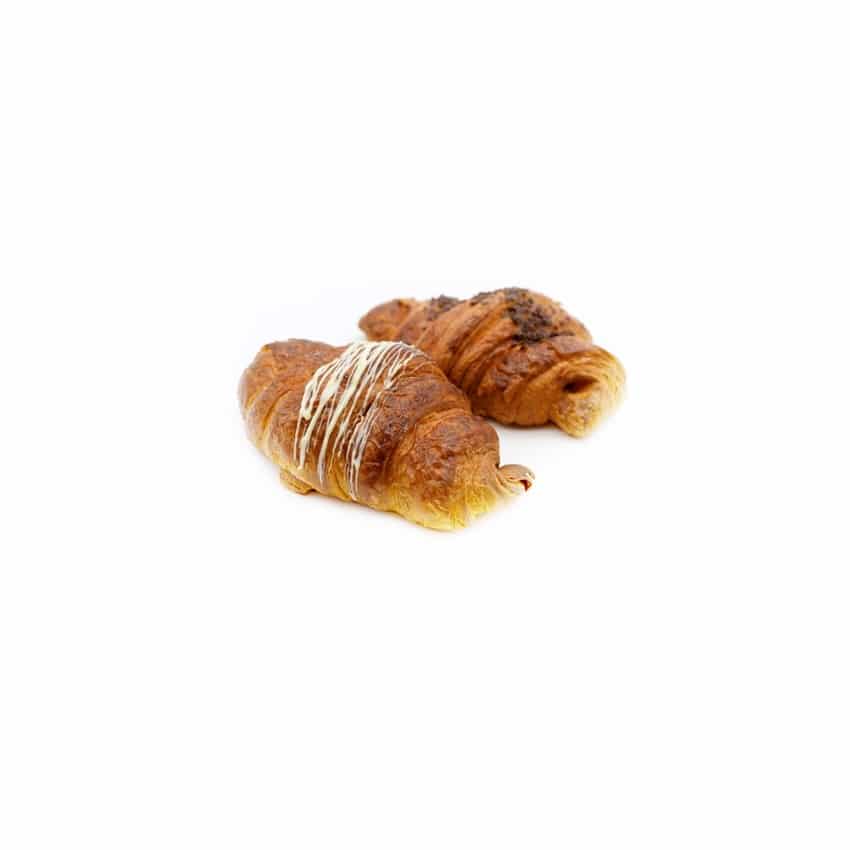 Coca de croissant de chocolate