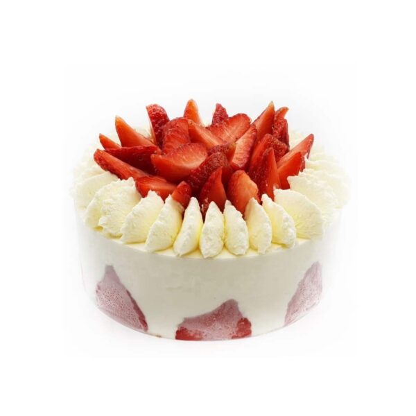 Tarta Nata Y Fresa Pastisseria La Tartaleta