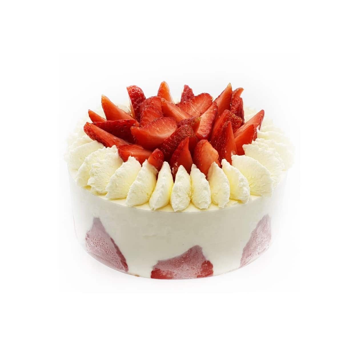 Tarta Nata Y Fresa Pastisseria La Tartaleta