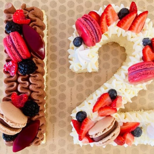 Pastel Cumpleaños Numeros